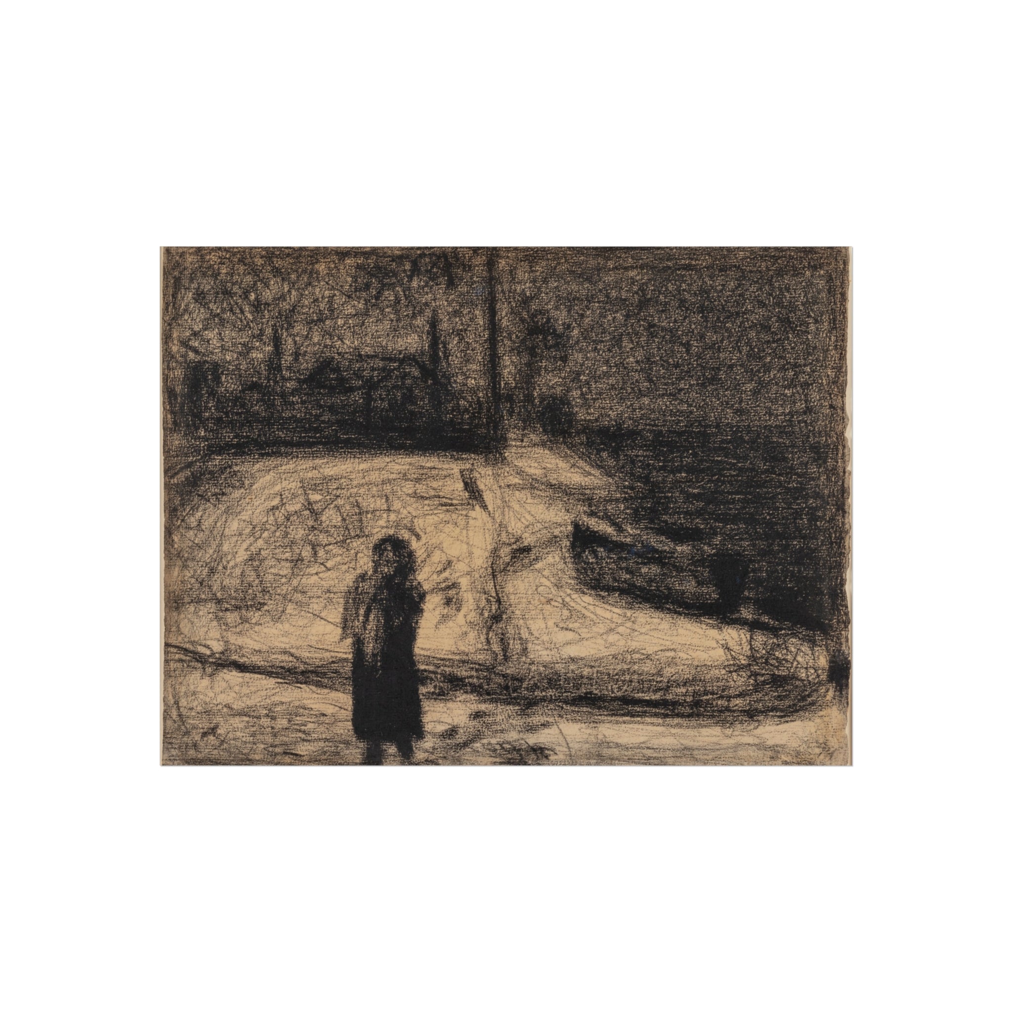Georges Seurat - The Zone (Outside the City Walls) | Fine Art Poster