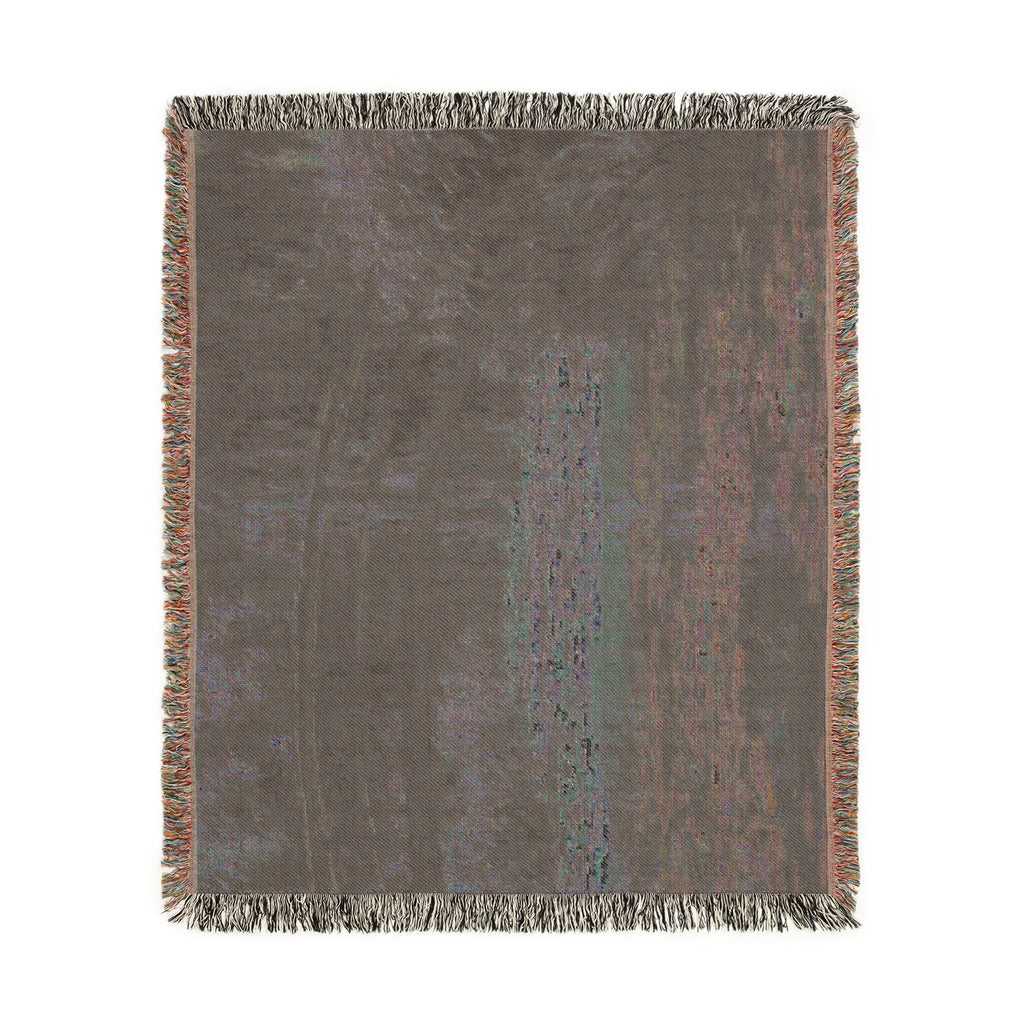 Claude Monet - Water Lily Pond | Woven Tapestry Blanket