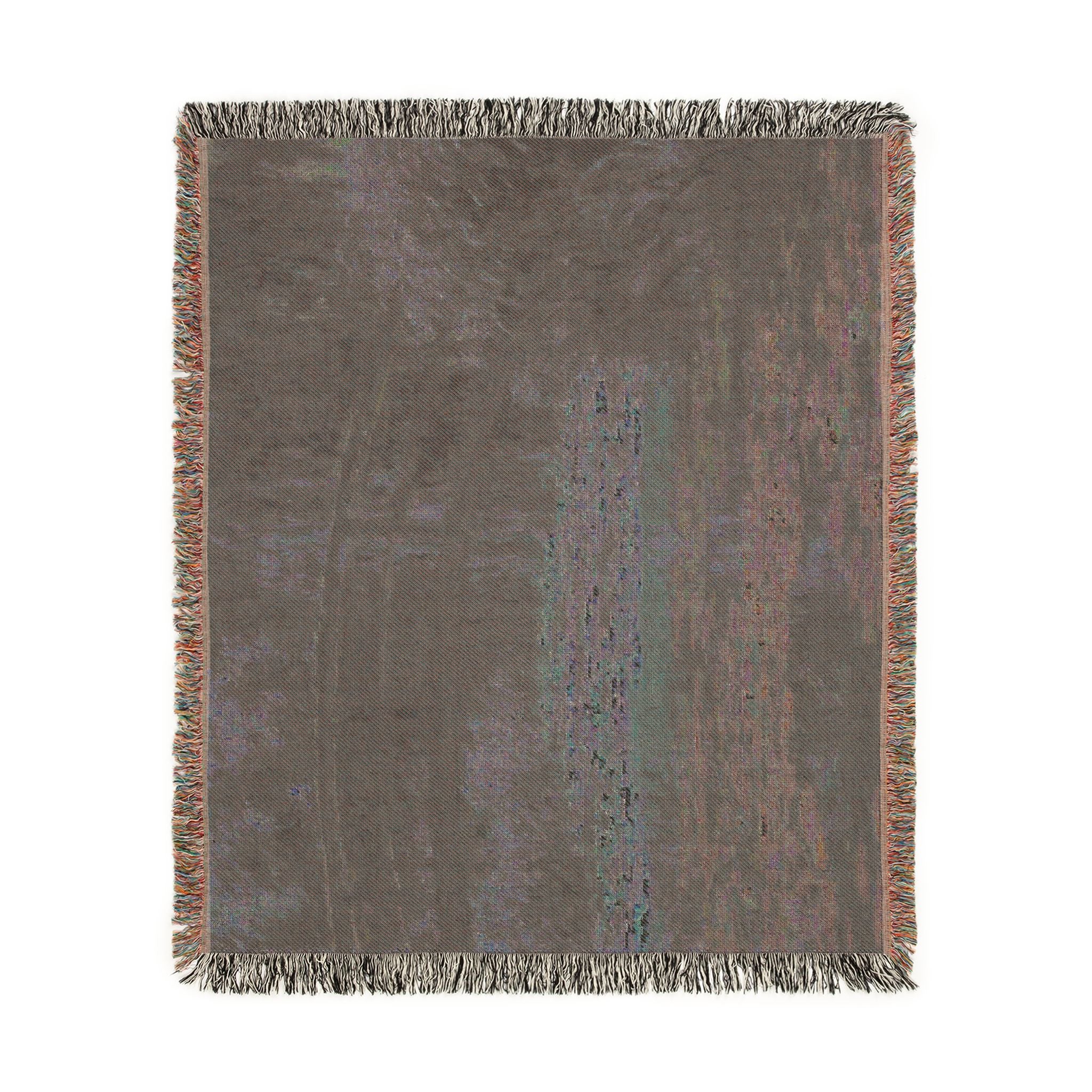 Claude Monet - Water Lily Pond | Woven Tapestry Blanket