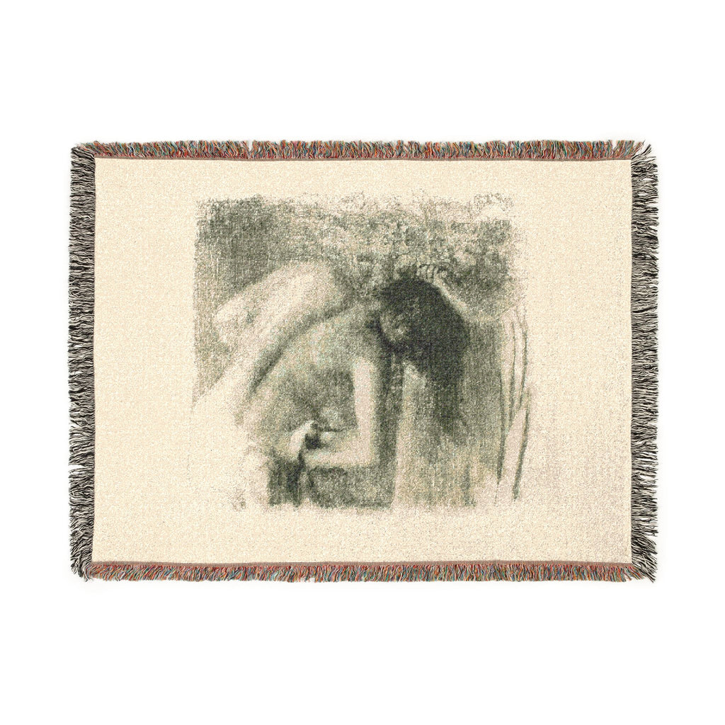 Hilaire Germain Edgar Degas - After the Bath (large version) | Woven Tapestry Blanket