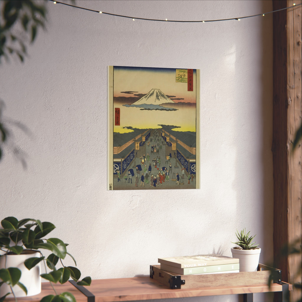 Utagawa Hiroshige - Surugacho | Fine Art Poster