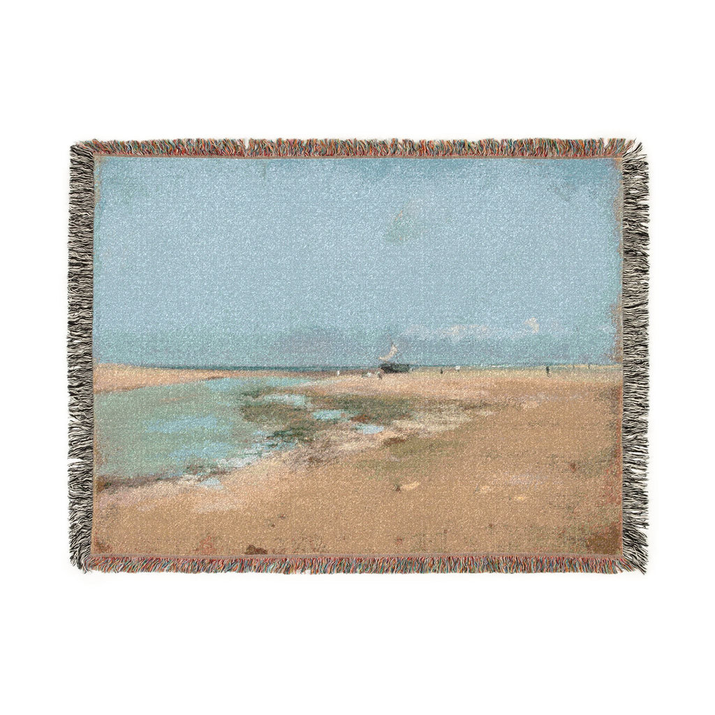 Hilaire Germain Edgar Degas - Beach at Low Tide (Mouth of the River) | Woven Tapestry Blanket