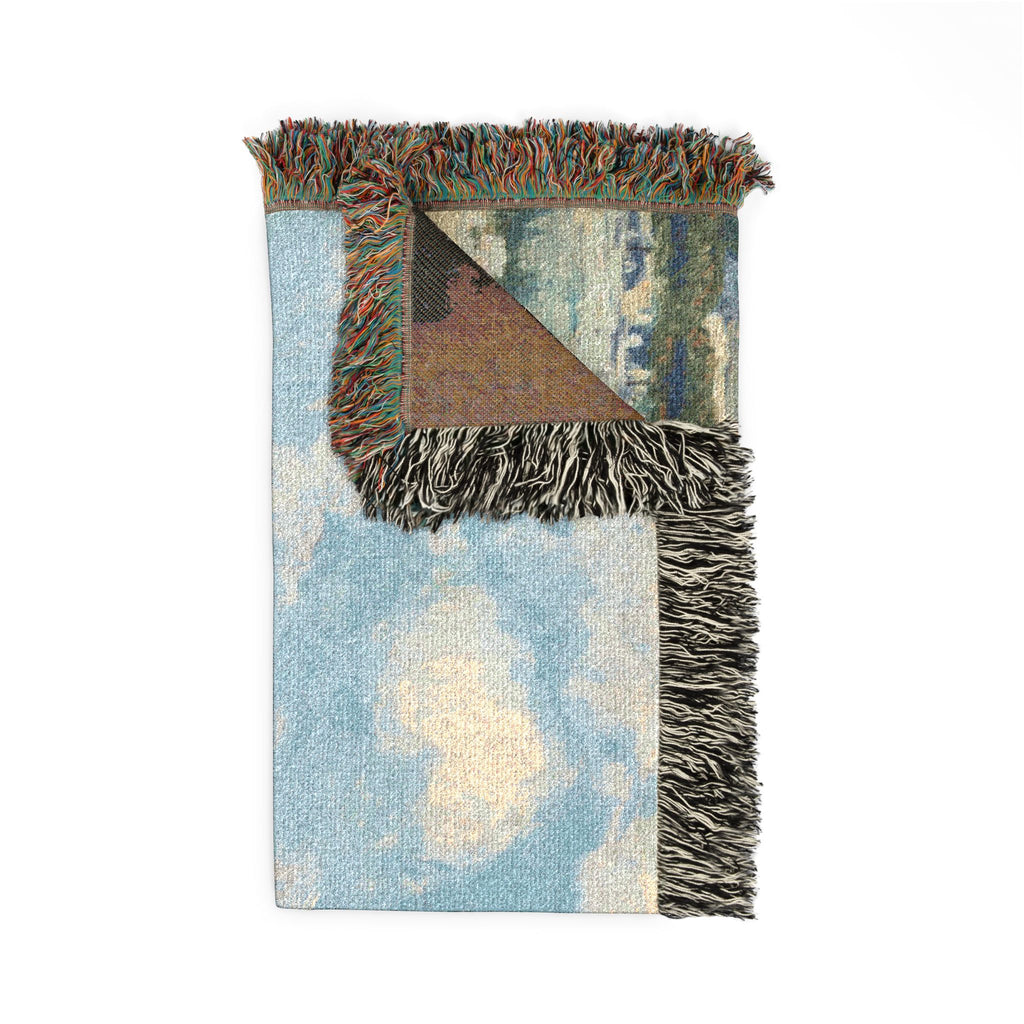 Alfred Sisley - Watering Place at Marly | Woven Tapestry Blanket