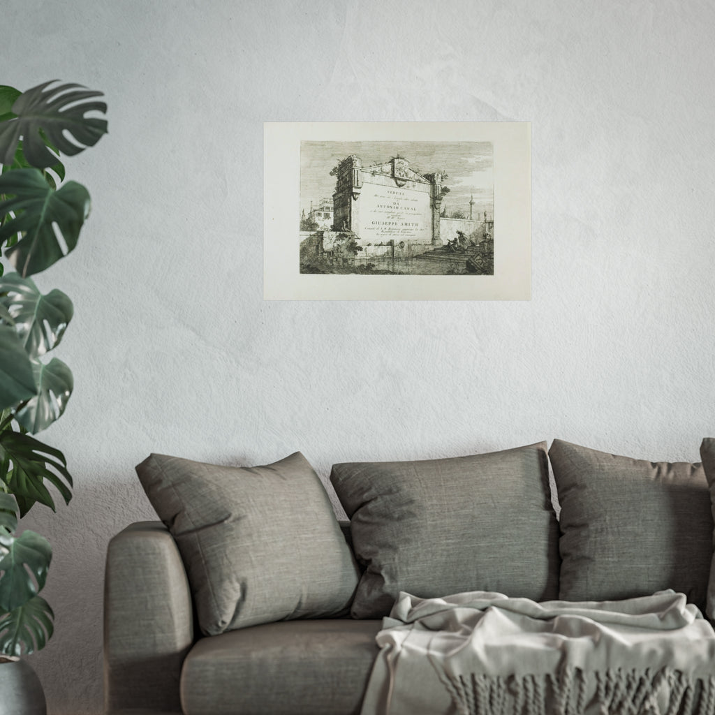 Canaletto - Title Page, from Vedute | Fine Art Poster
