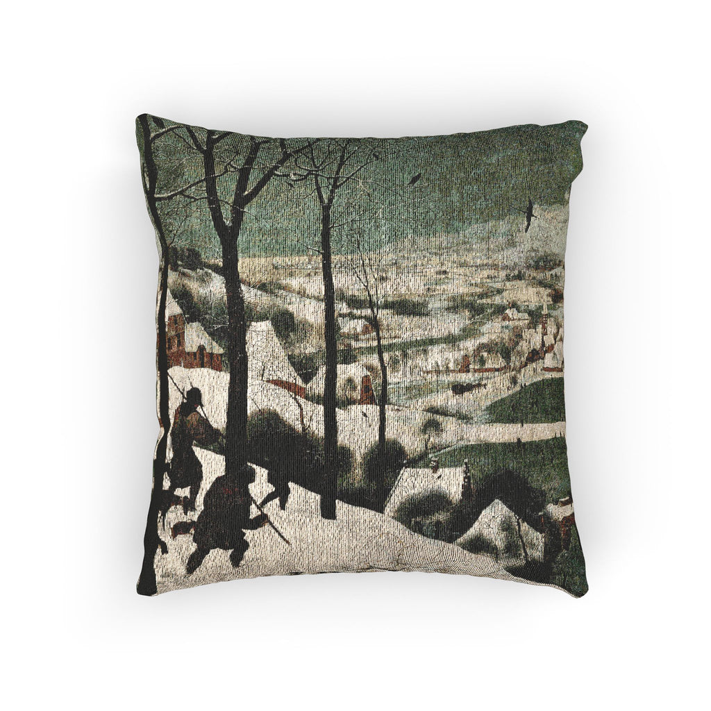 Pieter Bruegel the Elder - Hunters in the Snow (Winter) - Google Art Project | Woven Pillow