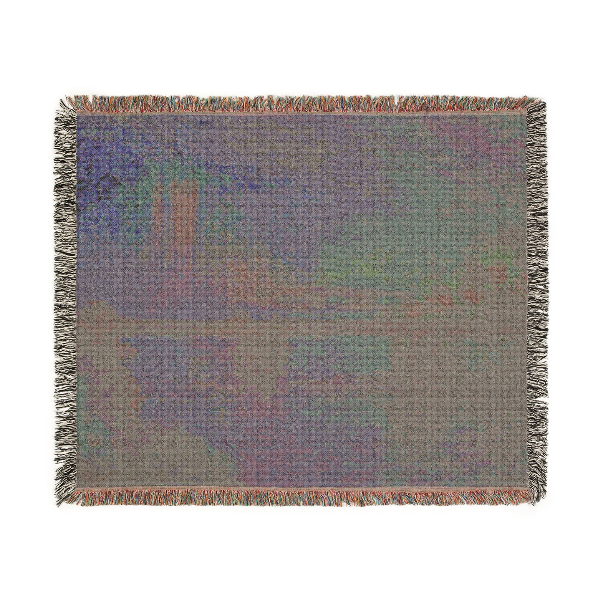 Claude Monet - Charing Cross Bridge, London | Woven Tapestry Blanket