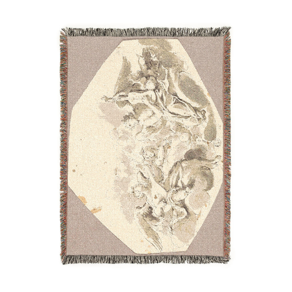 Giovanni Battista Tiepolo - Musician Angels | Woven Tapestry Blanket