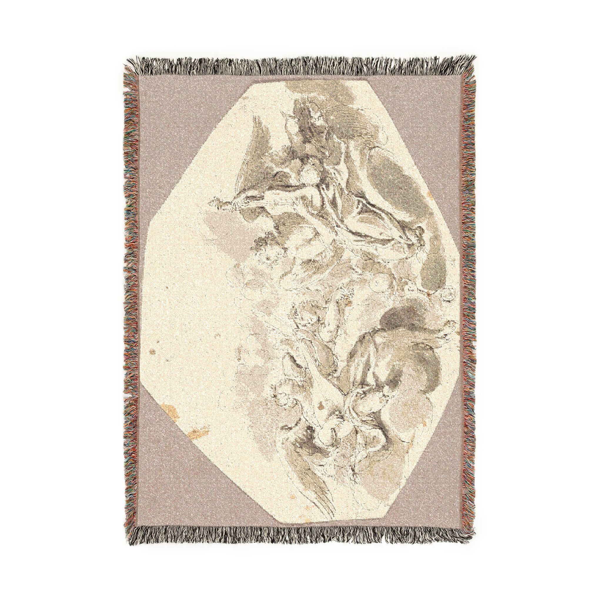Giovanni Battista Tiepolo - Musician Angels | Woven Tapestry Blanket