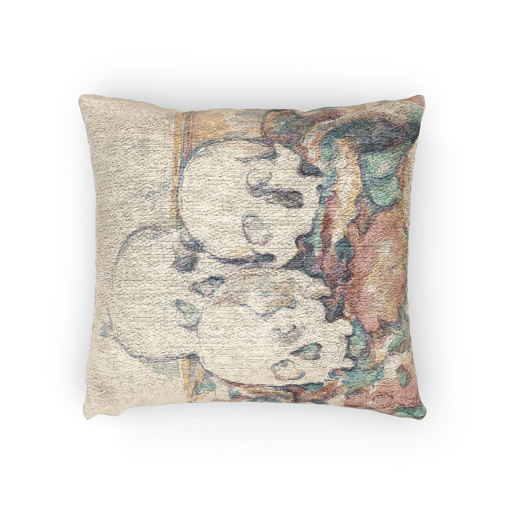 Paul Cezanne - The Three Skulls | Woven Pillow