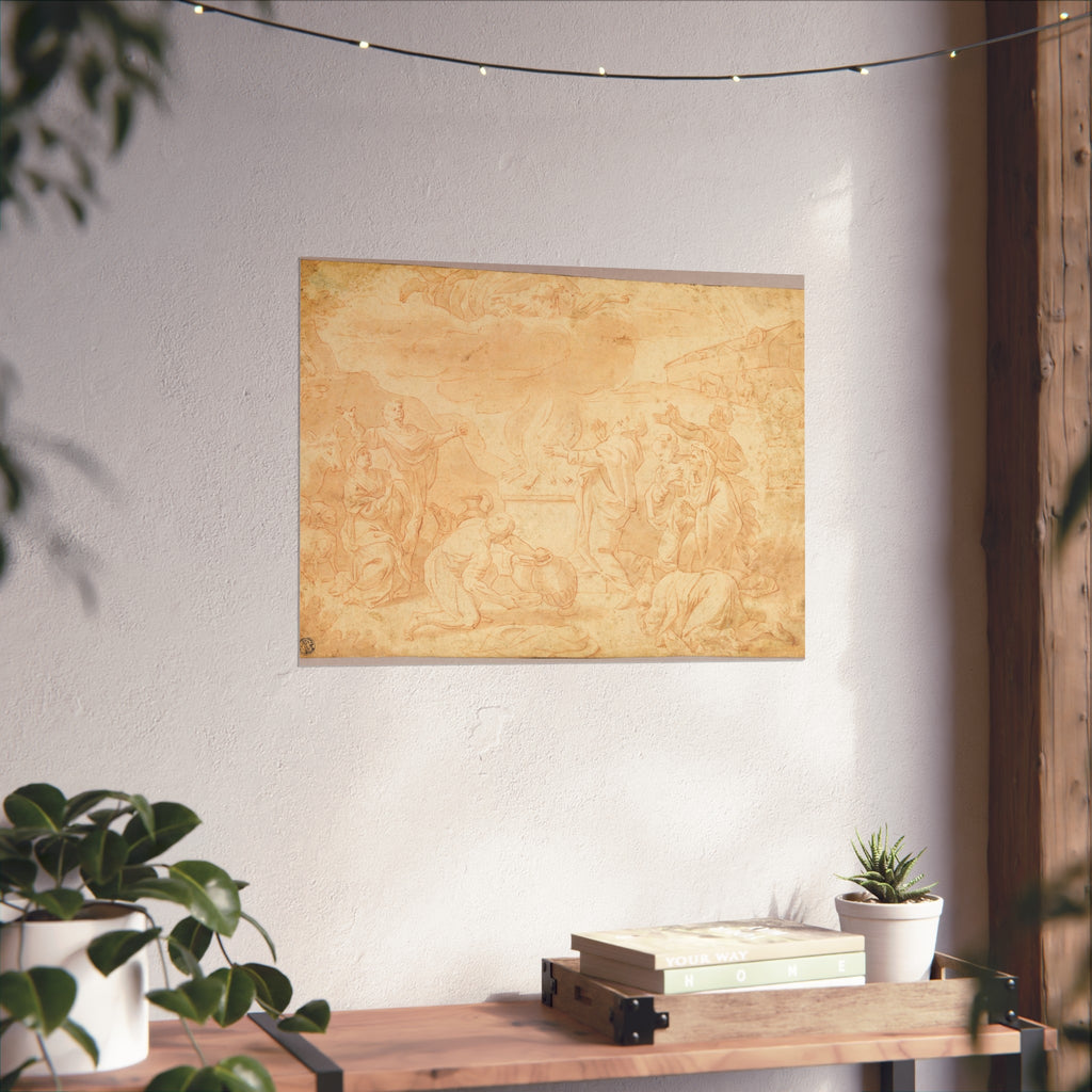Nicolas Poussin - Noah's Sacrifice | Fine Art Poster