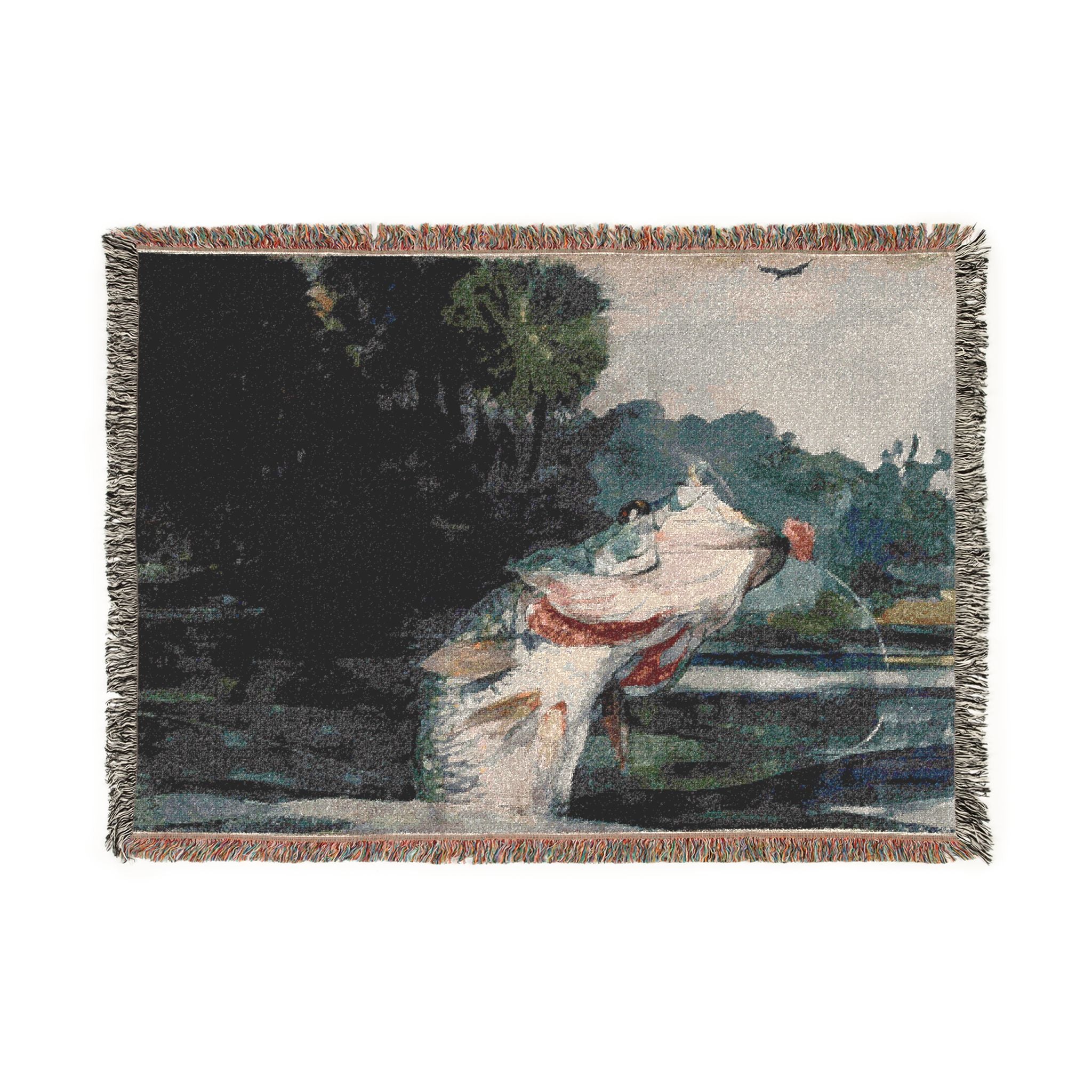 Winslow Homer - Life-Size Black Bass | Woven Tapestry Blanket