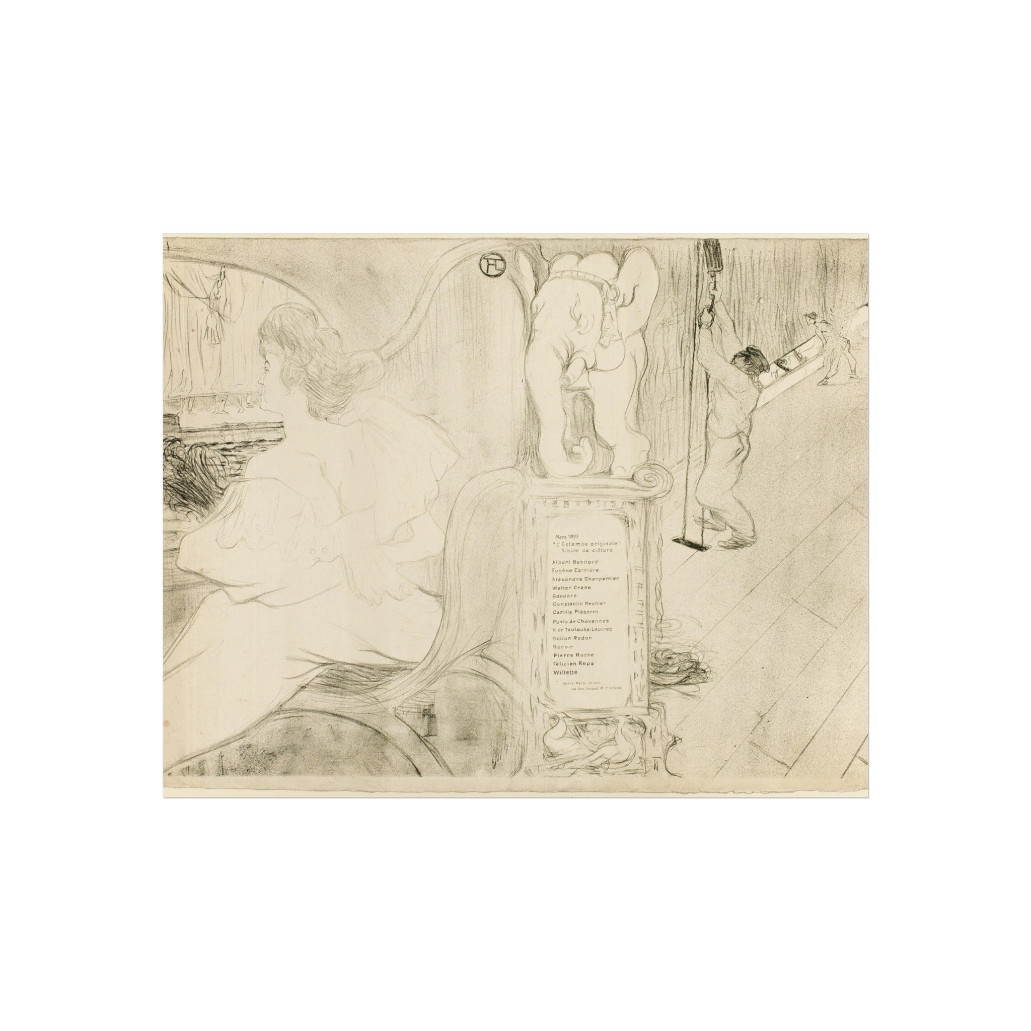 Cover for L'Estampe Originale Henri de Toulouse-Lautrec Fine Art Poster
