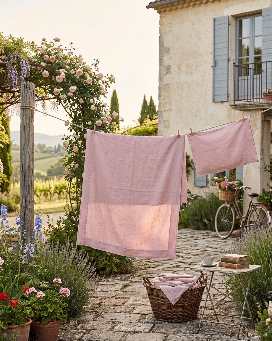 Stonewashed Linen Sheet Set — Dust Storm