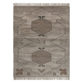Grey Tribal Hand-Knotted Rug