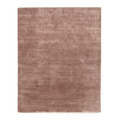 Mauve Solid Hand-Knotted Rug