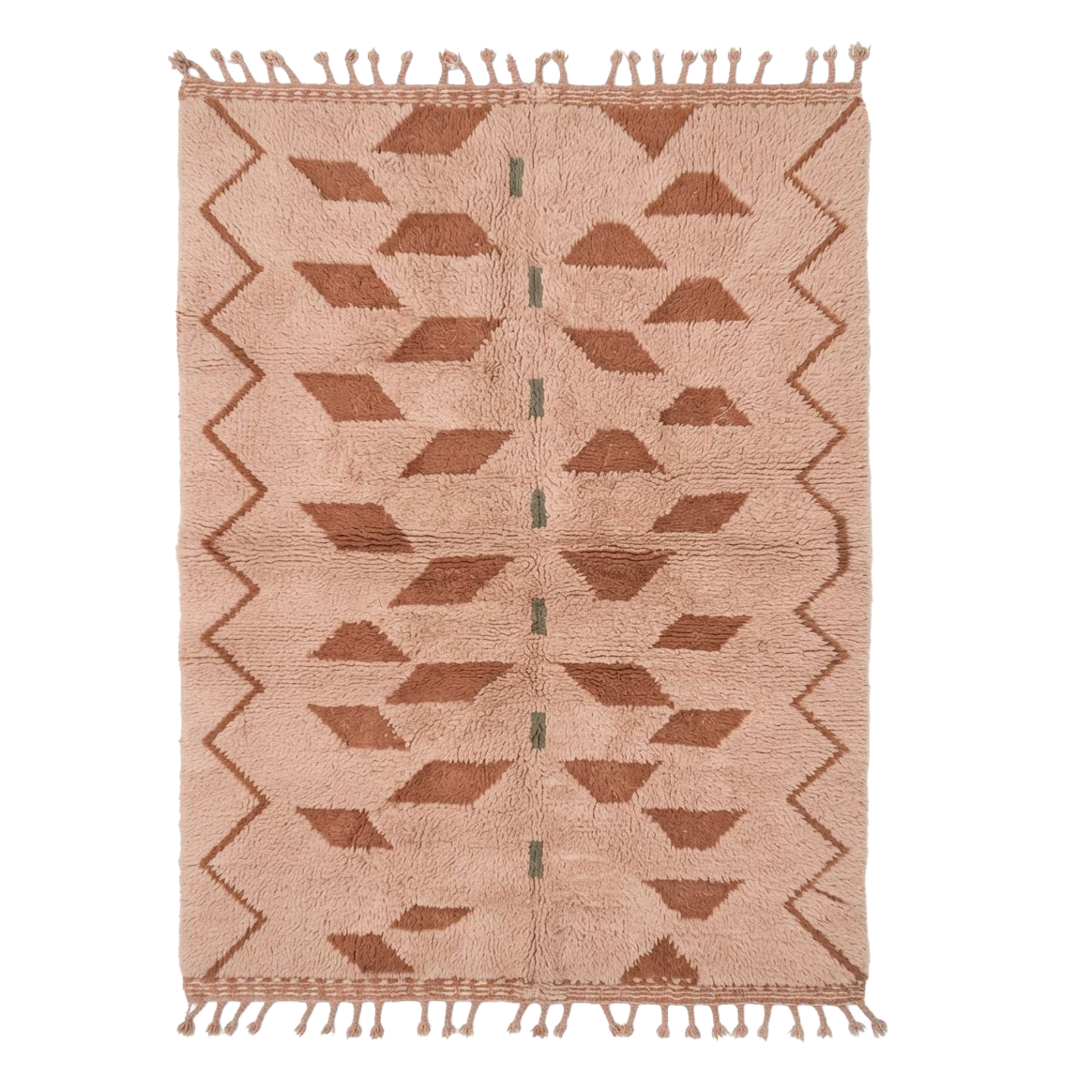 Pink Tribal Moroccan Shag Rug