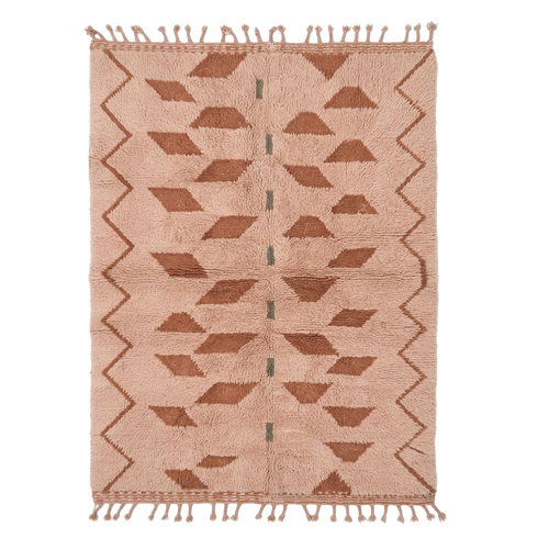 Pink Tribal Moroccan Shag Rug