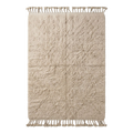 Ivory Solid Moroccan Shag Rug