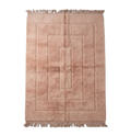 Pink Solid Moroccan Shag Rug