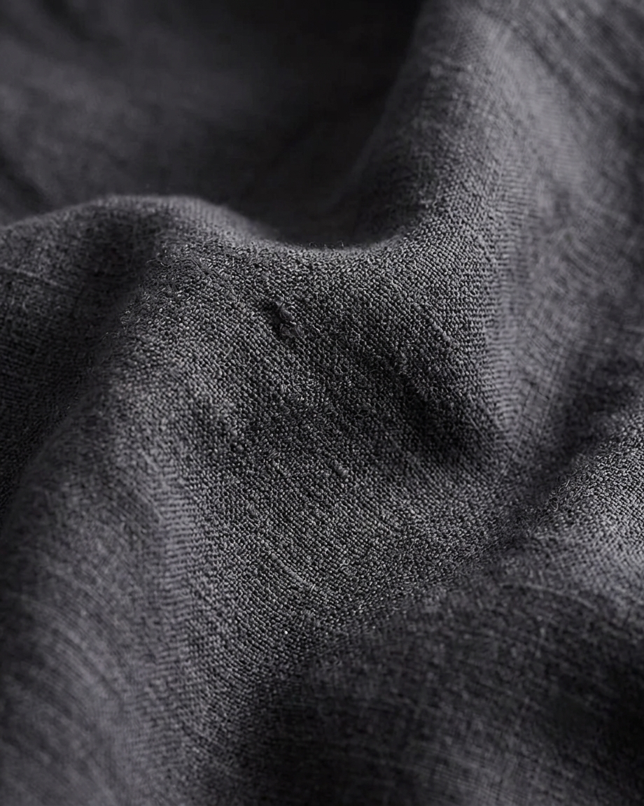 Stonewashed Linen Sheet Set — Slate