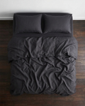 Stonewashed Linen Sheet Set — Slate