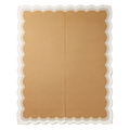 Mustard Scalloped Flatweave Rug