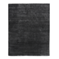 Charcoal Solid Hand-Knotted Rug