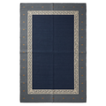 Navy Greek Key Flatweave Rug