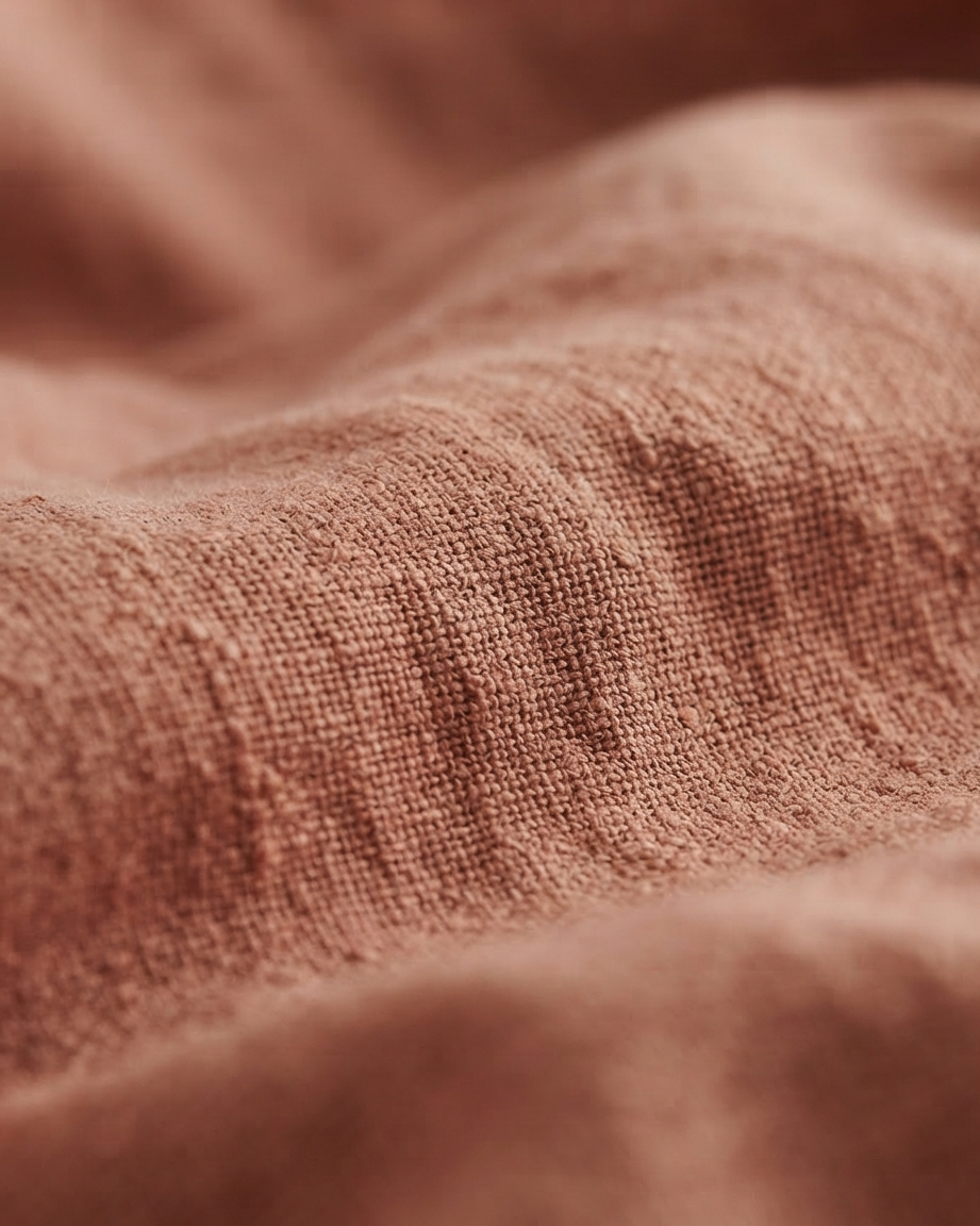 Stonewashed Linen Sheet Set — Light Salmon