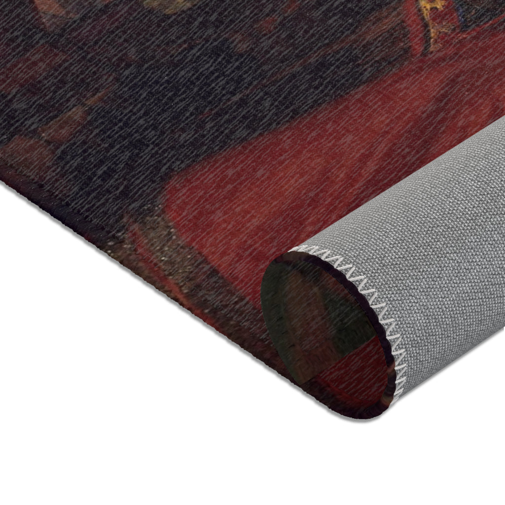 Jan Vermeer van Delft - The Glass of Wine - Google Art Project | Area Rug