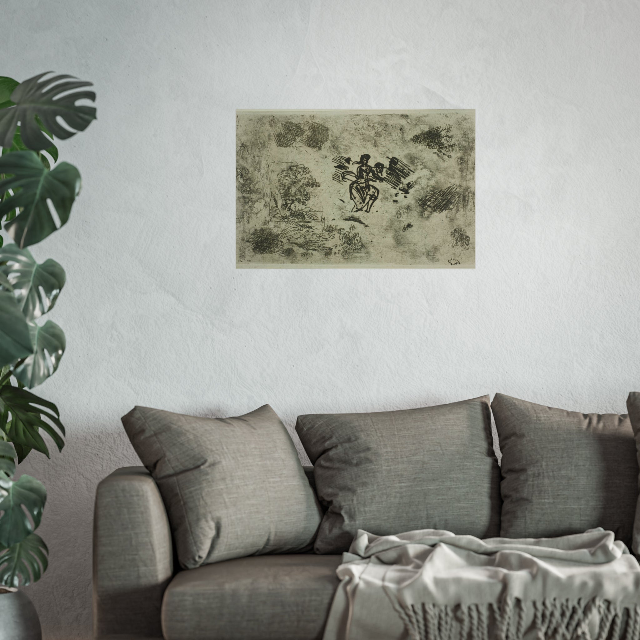Claude Lorrain - Seated Woman and Other Sketches | Fine Art Poster