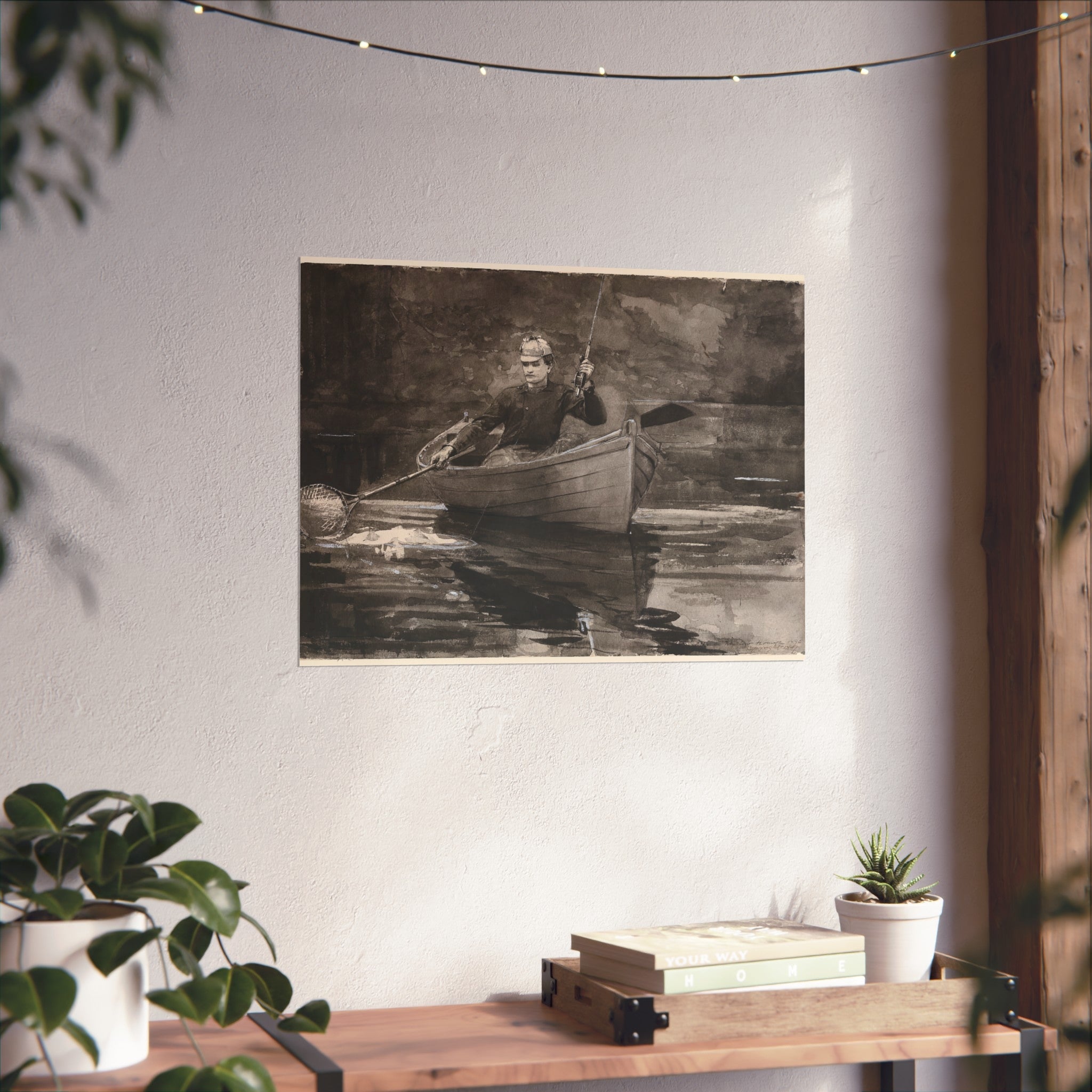 Winslow Homer - Netting the Fish | Fine Art Poster