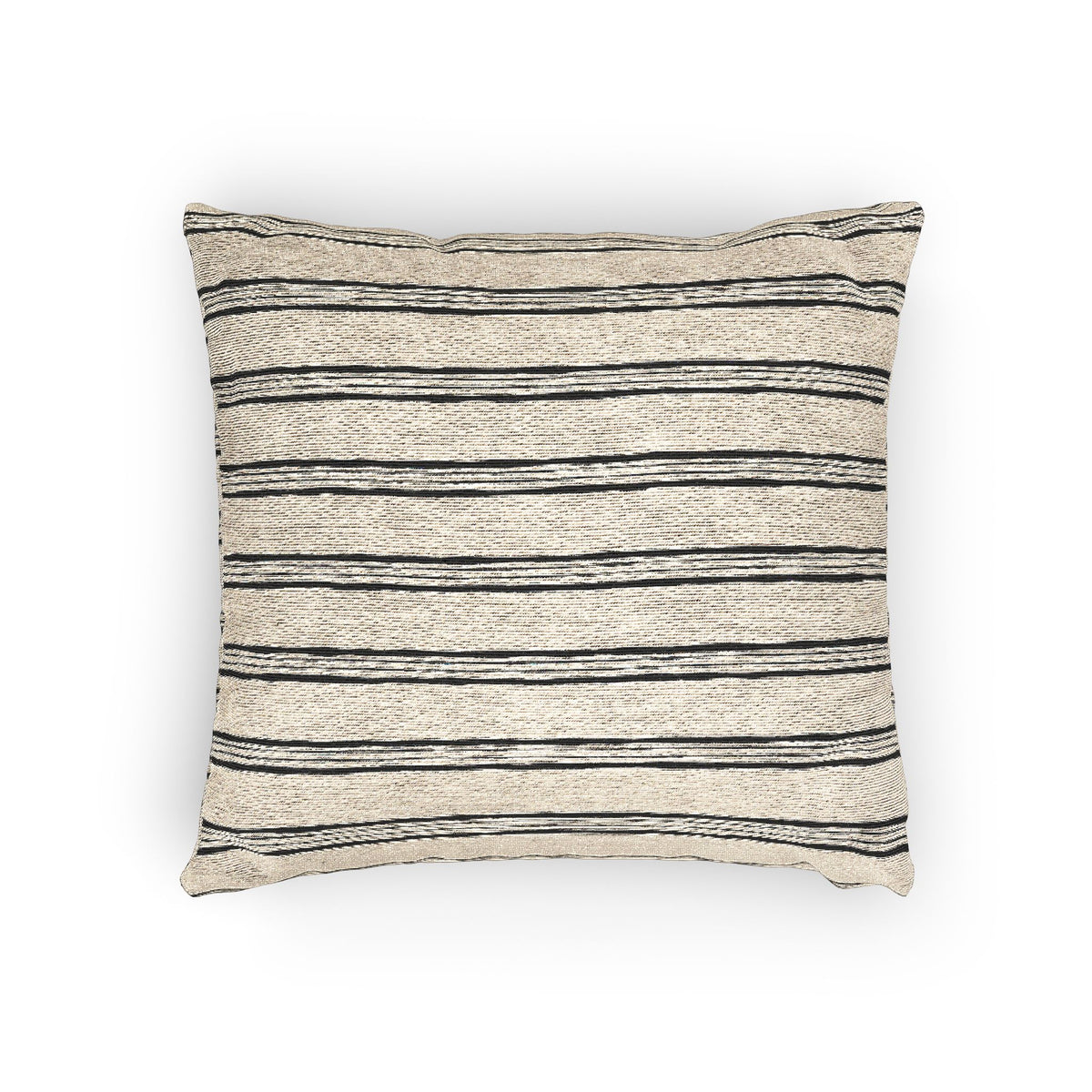 Inkwell Ticking Stripe Woven Pillow