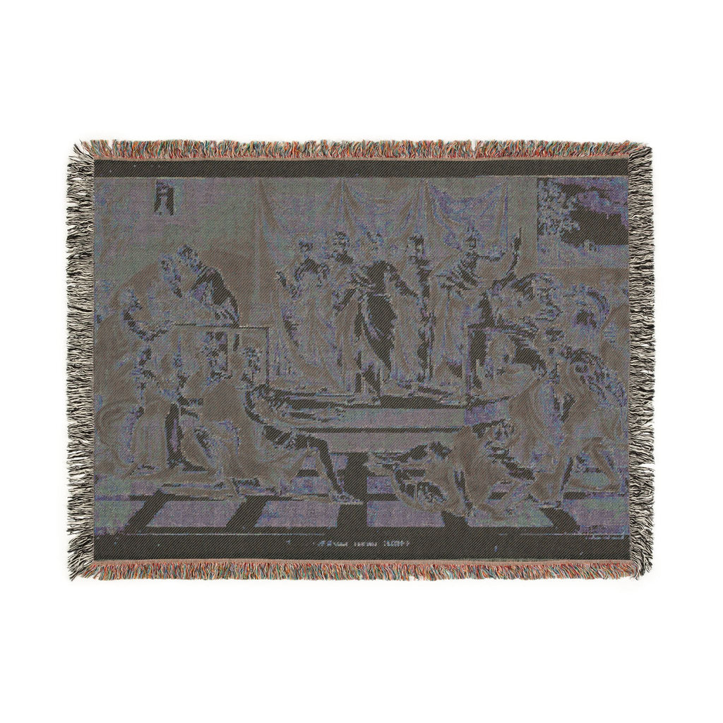 John Constable - Death of Ananias | Woven Tapestry Blanket