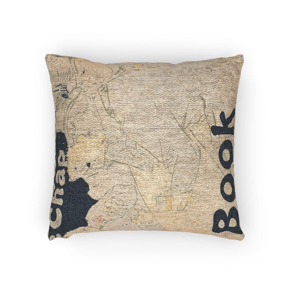 Henri de Toulouse-Lautrec - Irish and American Bar, Rue Royale—The Chap Book | Woven Pillow