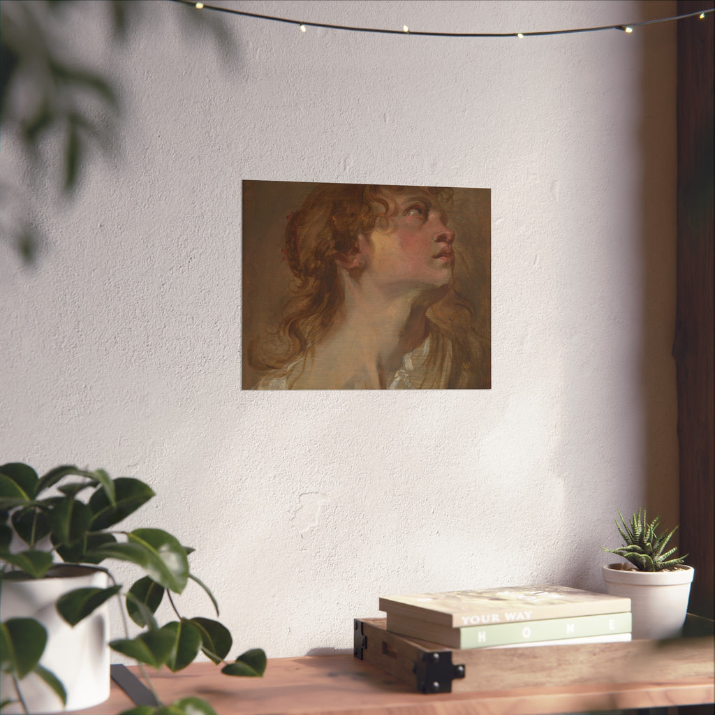 Anthony van Dyck - Head of a Girl | Fine Art Poster