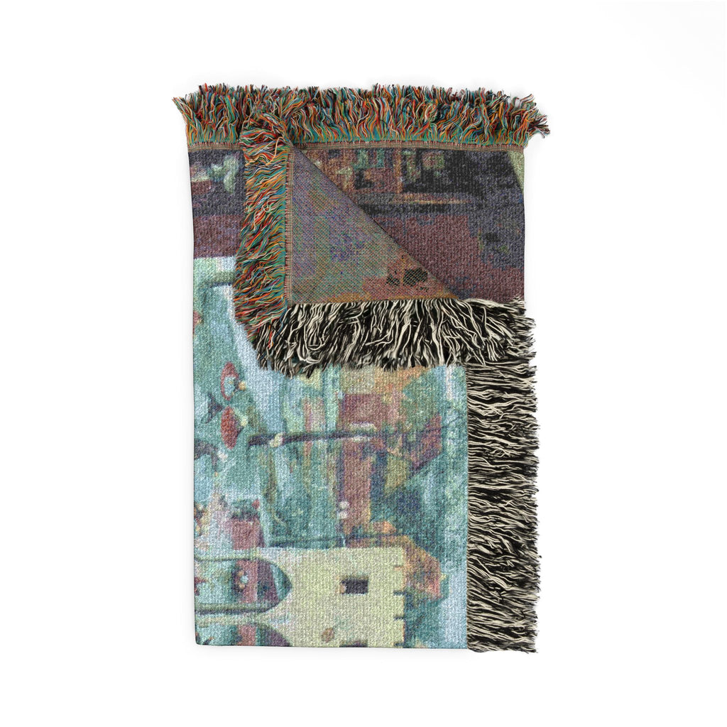 -2022-02-07 Children's Games, Pieter Bruegel the Elder, West Street, Cromer, Norfolk | Woven Tapestry Blanket