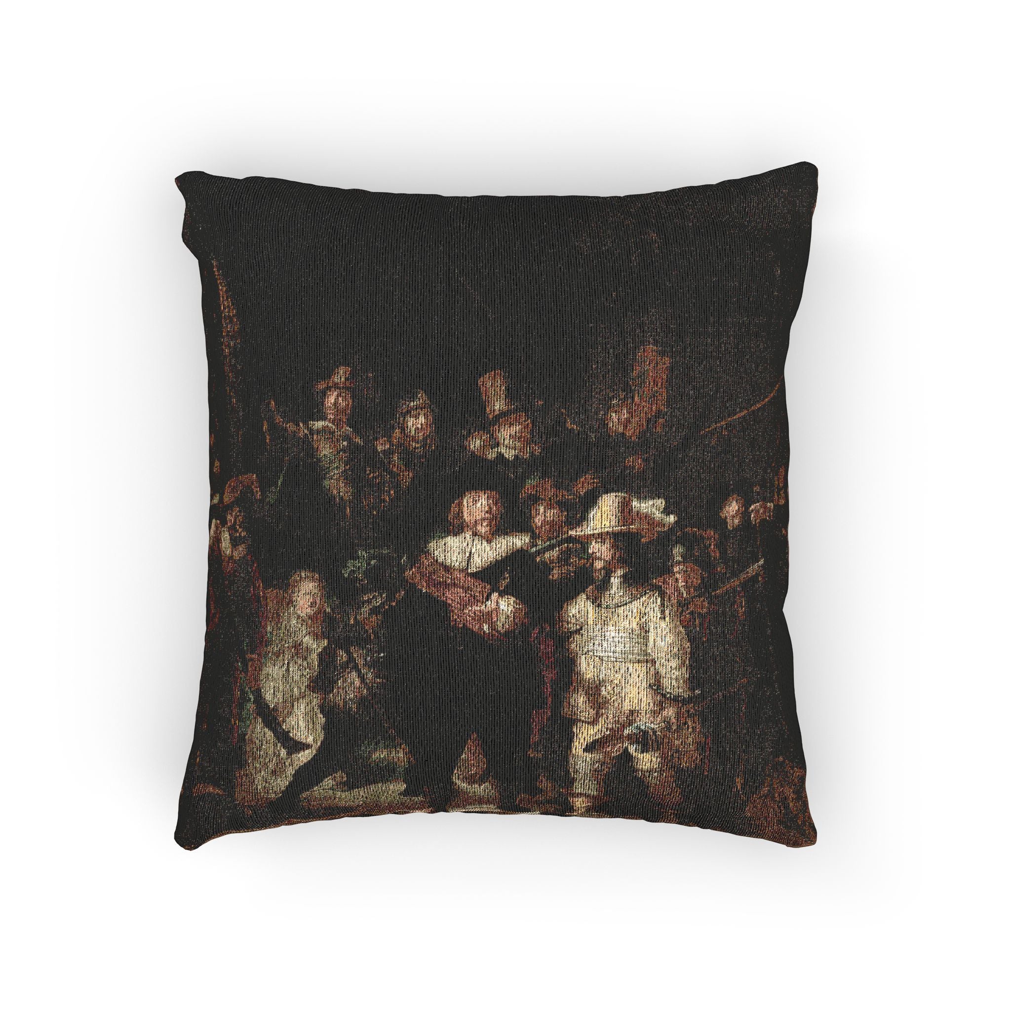 La ronda de noche, por Rembrandt van Rijn | Woven Pillow