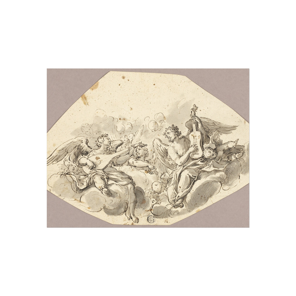 Giovanni Battista Tiepolo - Musician Angels | Fine Art Poster