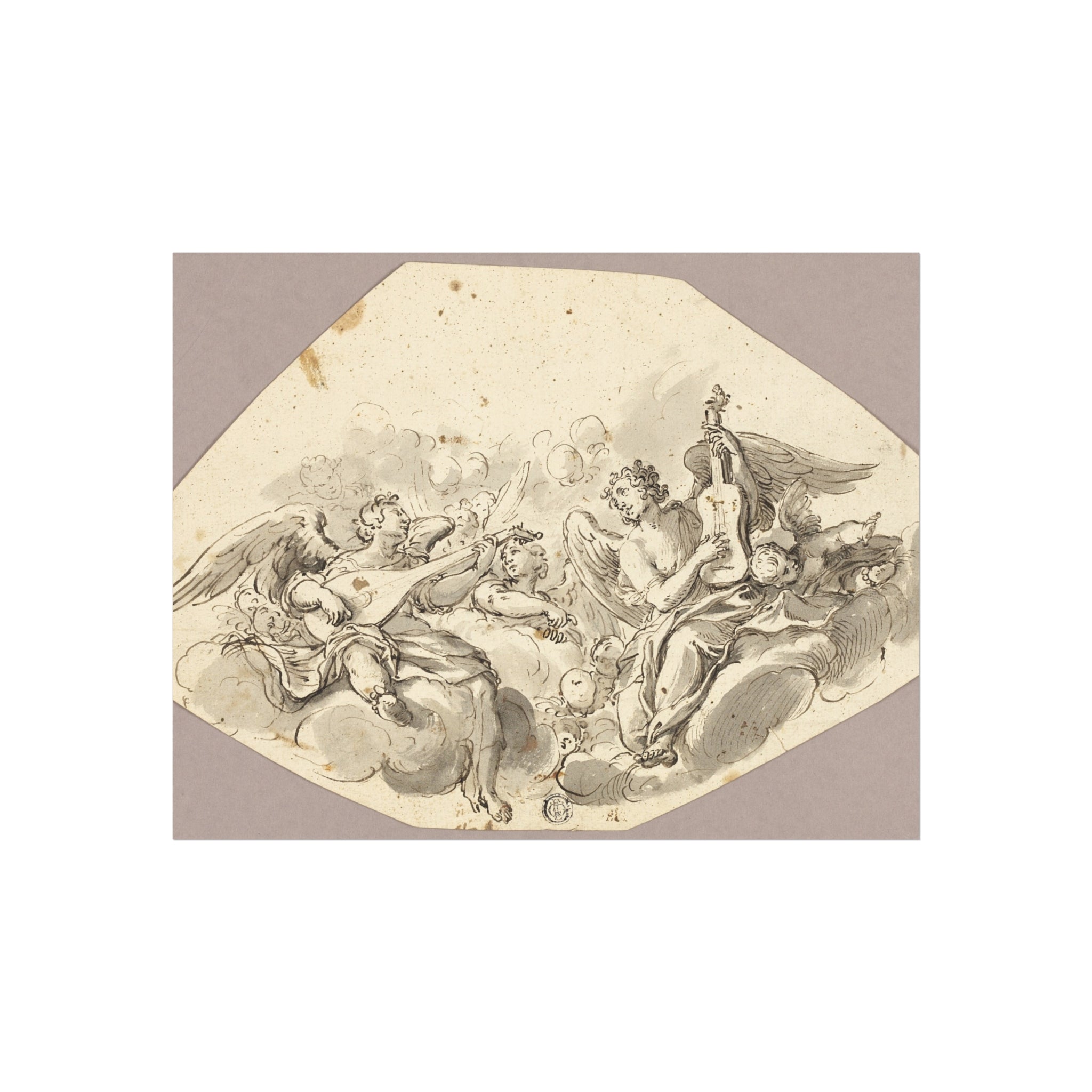 Giovanni Battista Tiepolo - Musician Angels | Fine Art Poster