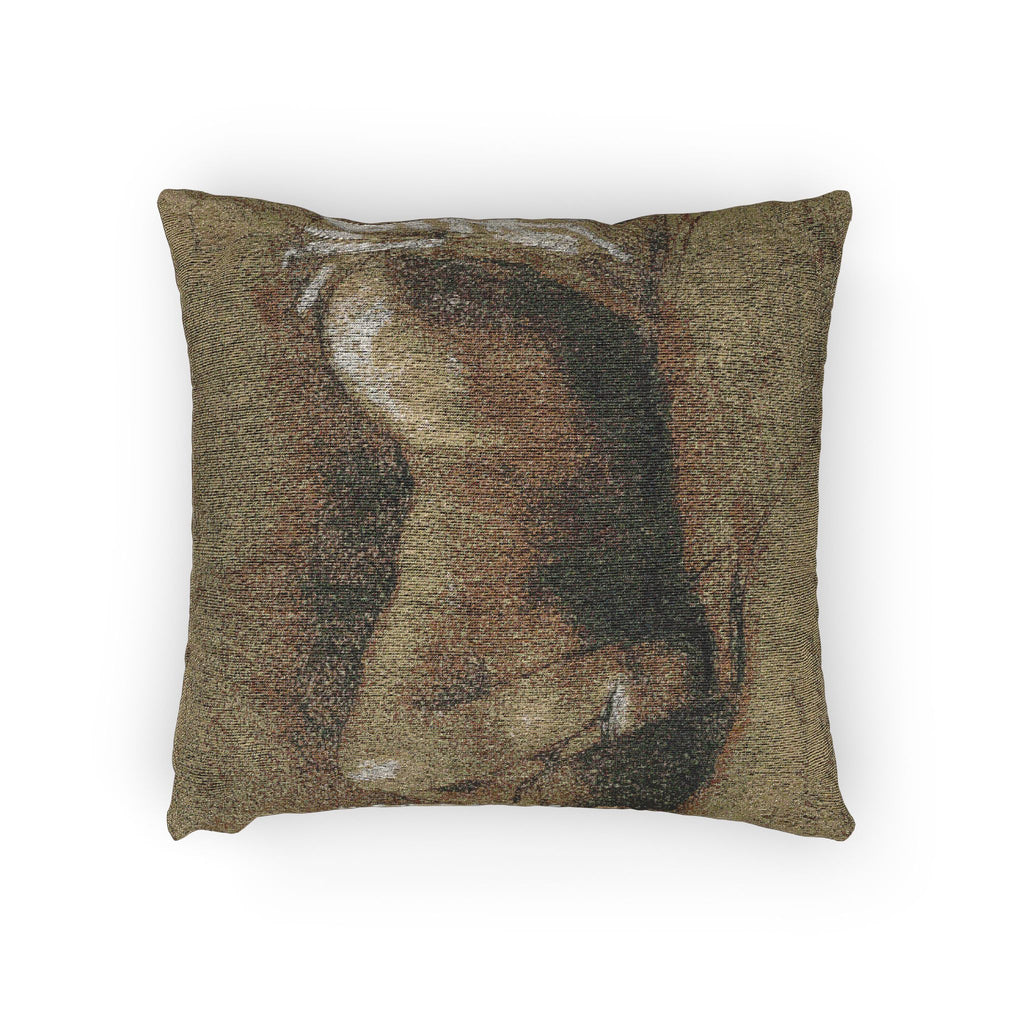 Pierre Puvis de Chavannes - Study of a Sleeping Woman | Woven Pillow