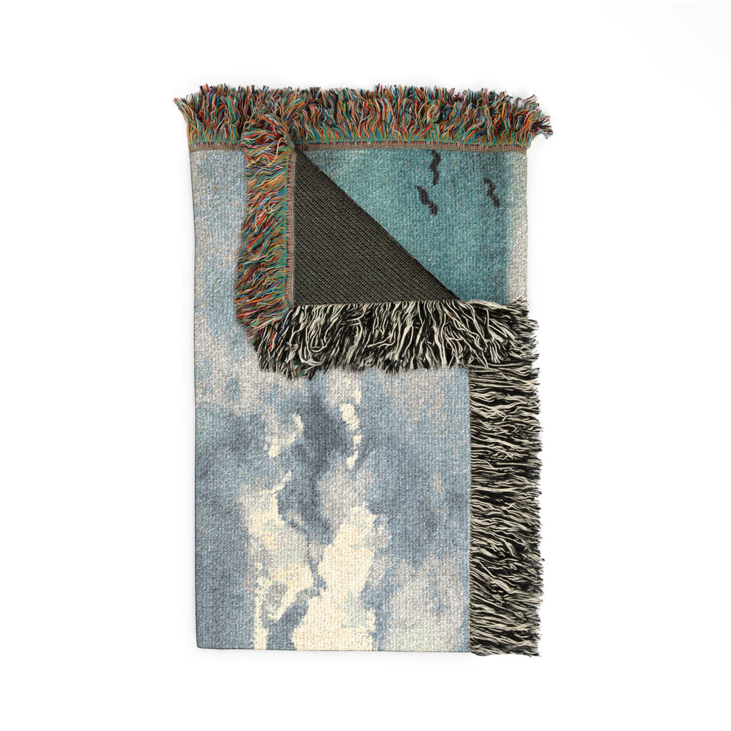 Winslow Homer - Breaking Storm, Coast of Maine | Woven Tapestry Blanket