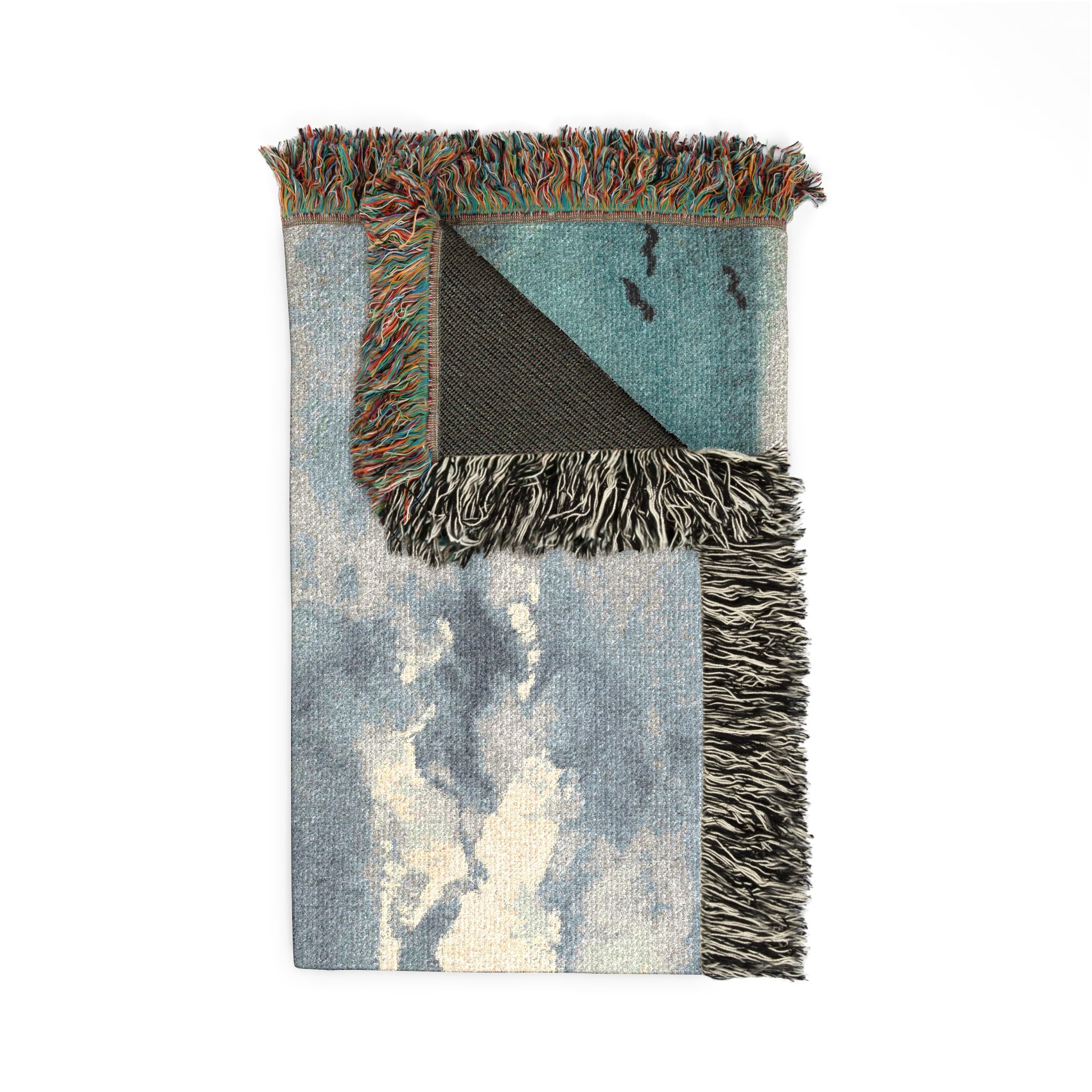 Winslow Homer - Breaking Storm, Coast of Maine | Woven Tapestry Blanket