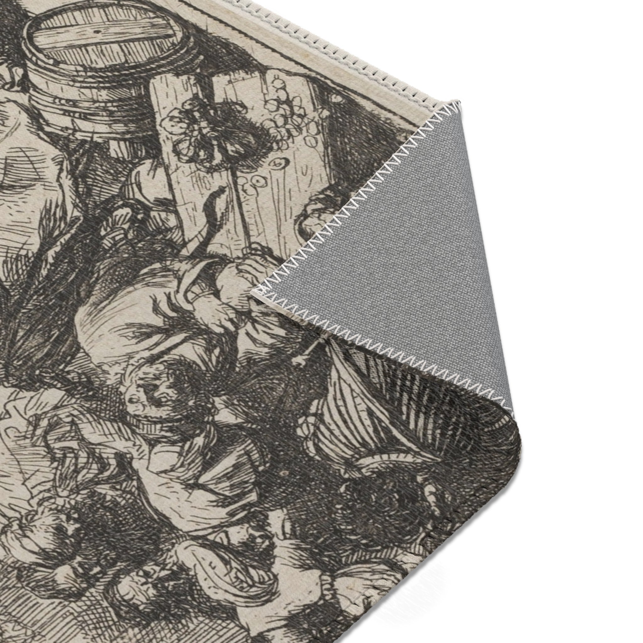 Rembrandt van Rijn - Christ Driving the Money Changers from the Temple | Area Rug