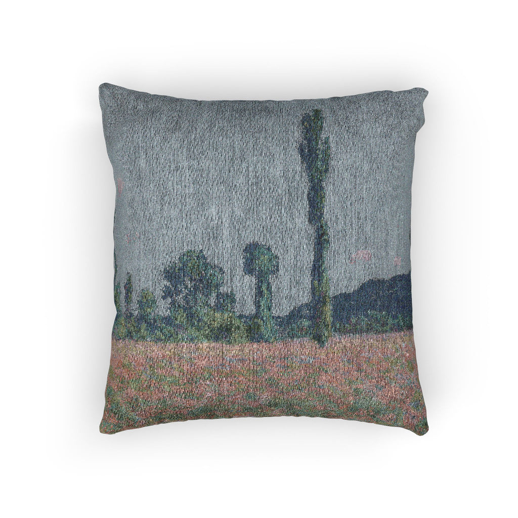 Claude Monet - Poppy Field (Giverny) | Woven Pillow