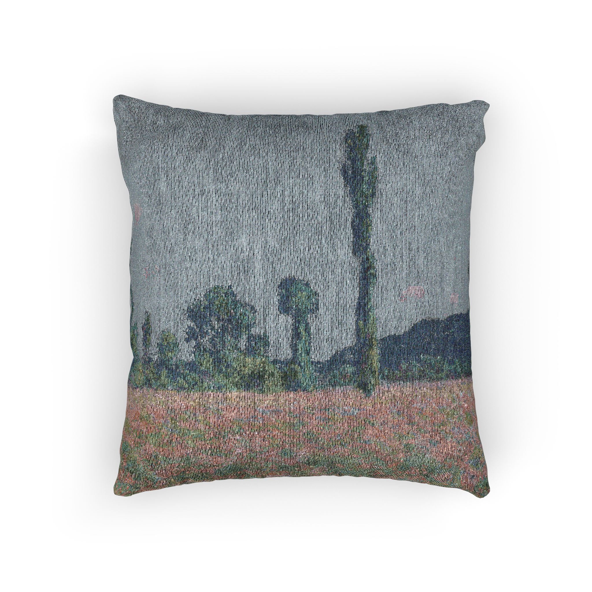Claude Monet - Poppy Field (Giverny) | Woven Pillow