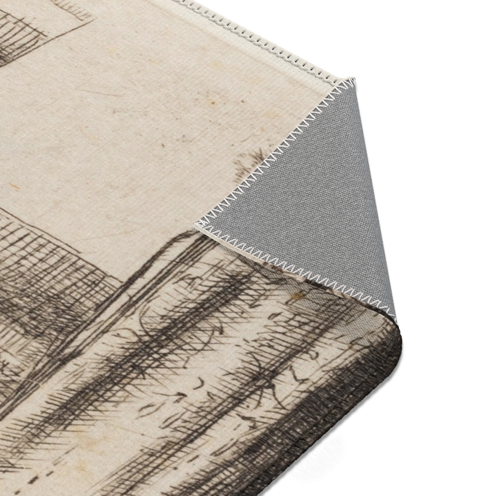 Rembrandt van Rijn - Jews in the Synagogue | Area Rug