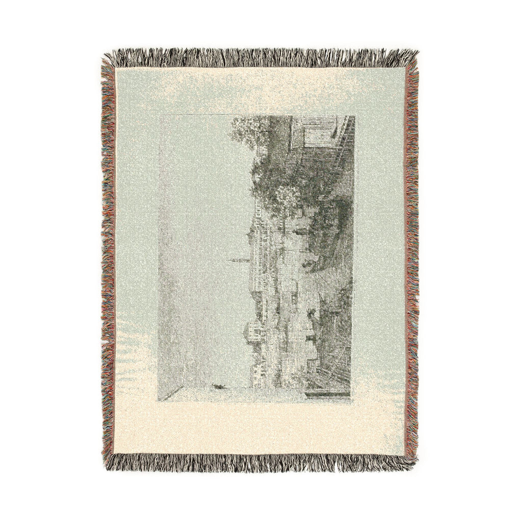 Canaletto - Ale Porto del Dolo | Woven Tapestry Blanket
