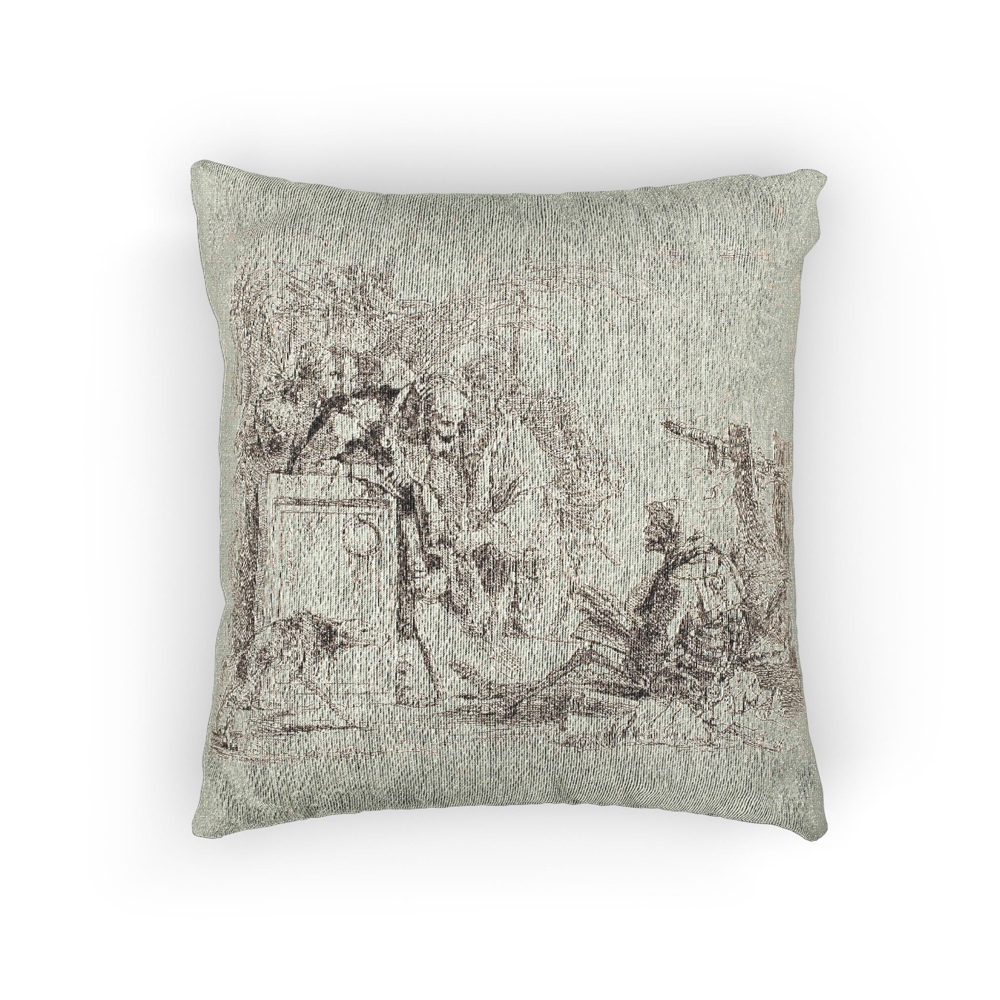 Giovanni Battista Tiepolo - Death Giving Audience, from Capricci | Woven Pillow