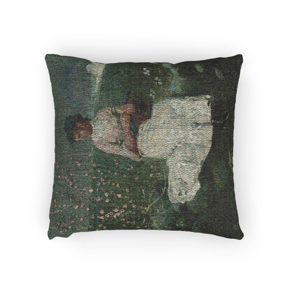 Winslow Homer - Peach Blossoms | Woven Pillow